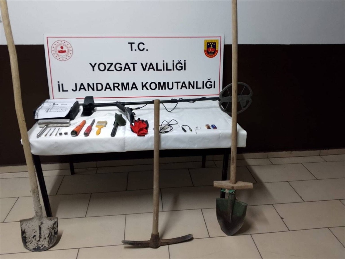 [BELEDIYE · Yozgat · Boğazlıyan] Yozgat'ta İzinsiz Kazı Yapan İki Şüpheli Gözaltında