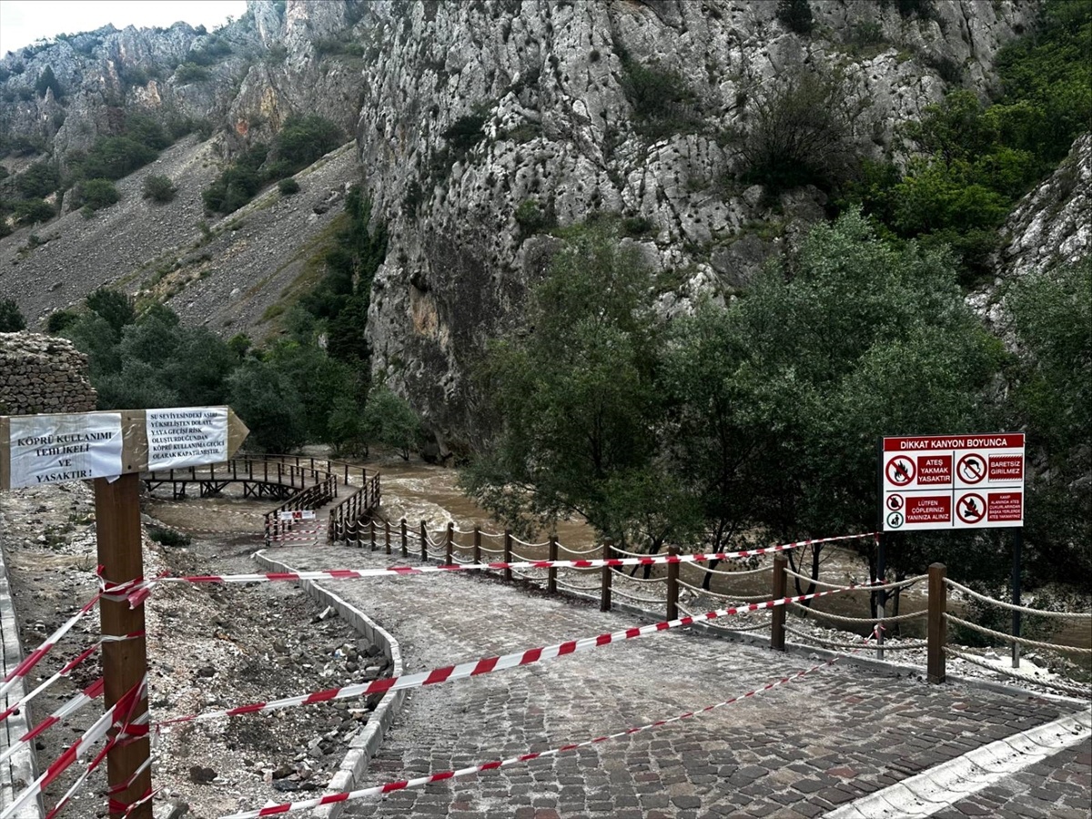 [YEREL / KAMU · Yozgat · Çekerek] Kazankaya Kanyonu su seviyesinin artmasından dolayı geçici olarak ziyarete kapatıldı
