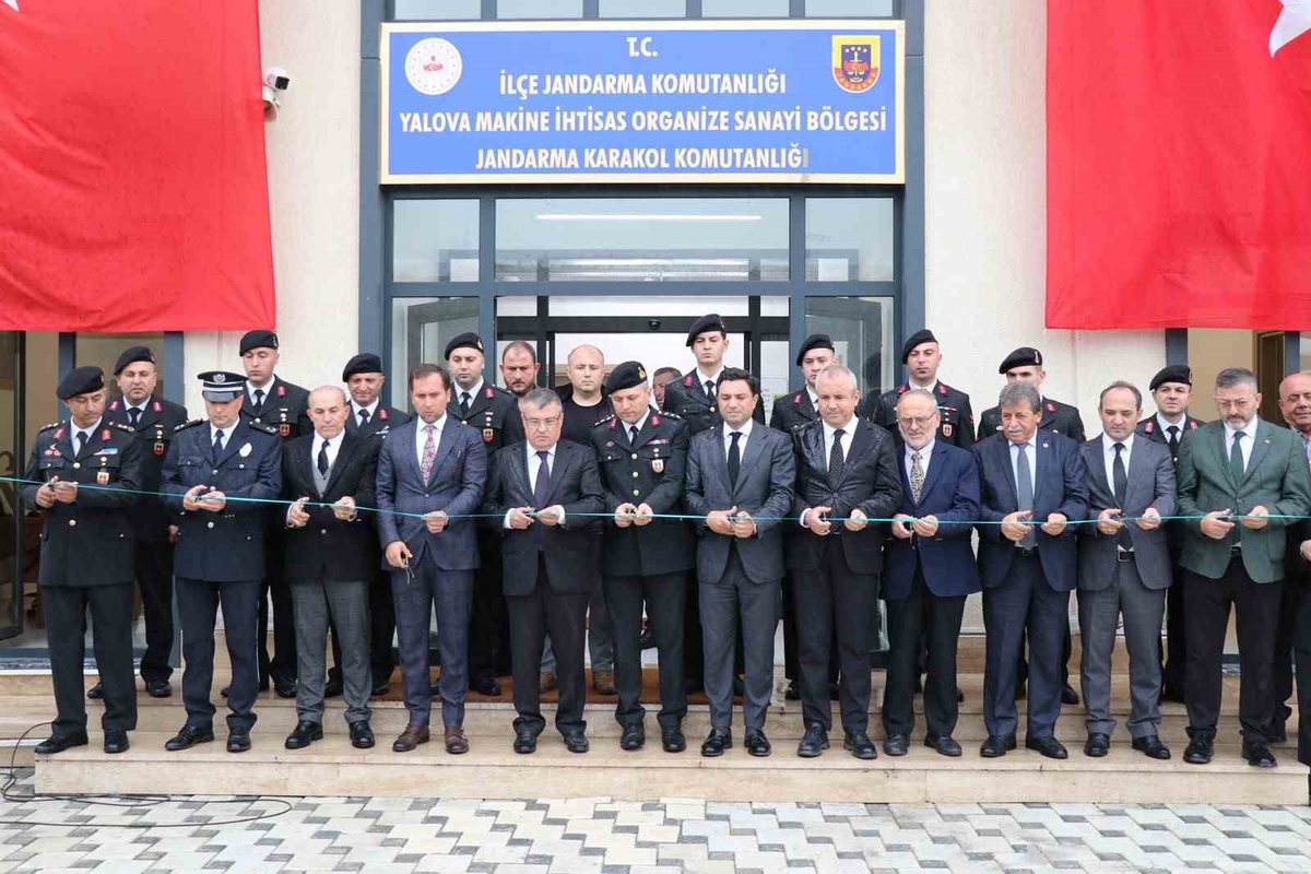 [BELEDIYE · Yalova] Yalova Makine İhtisas OSB'deki karakol için açılış töreni düzenlendi