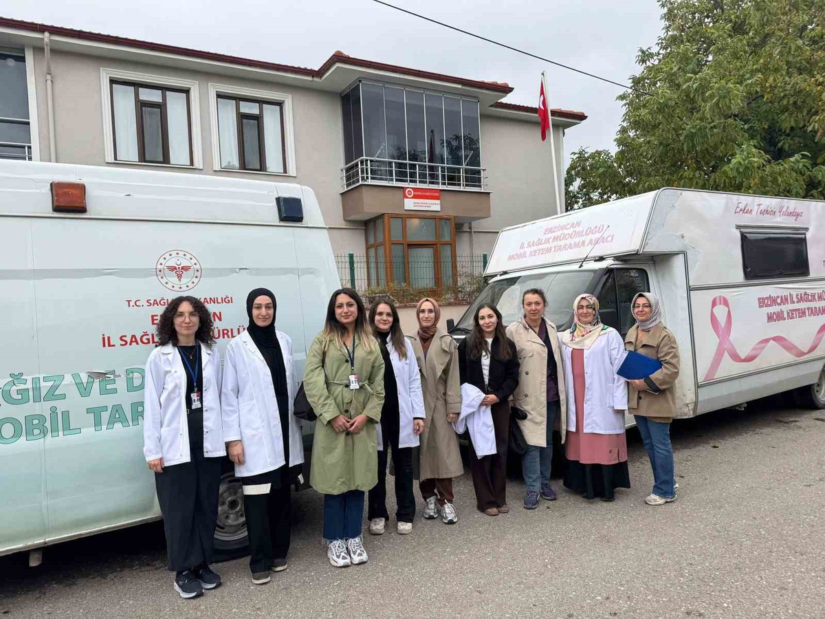 Erzincan'da Kur'an kursundaki taramada Sağlıklı Hayat Merkezi 94 kişiye hizmet verdi