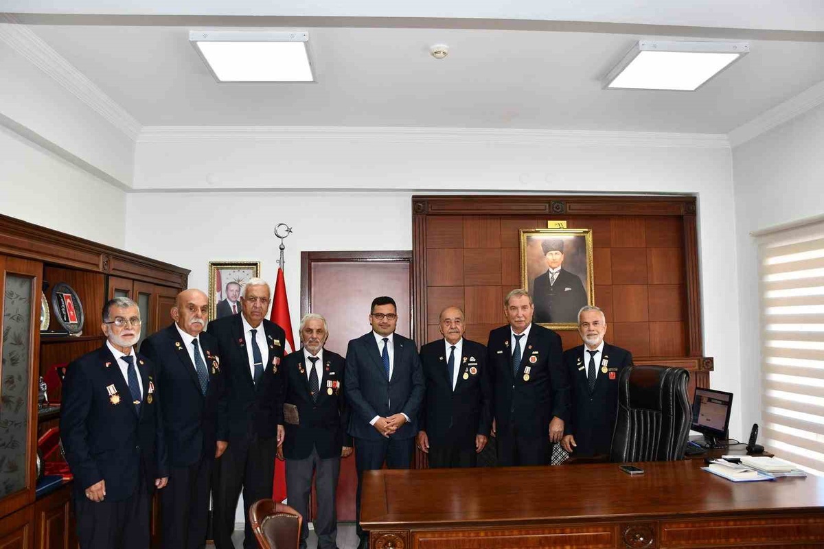 [BELEDIYE · Zonguldak · Alaplı] Kıbrıs Gazilerinden Kaymakam Köksal’a Ziyaret
