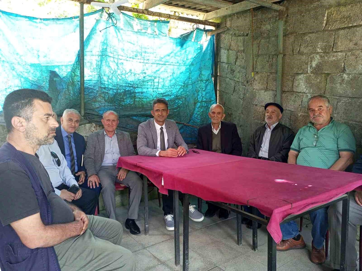 [BELEDIYE · Zonguldak · Çaycuma] Kaymakam Kaya, Çaycuma Köylerini Ziyaret Etti