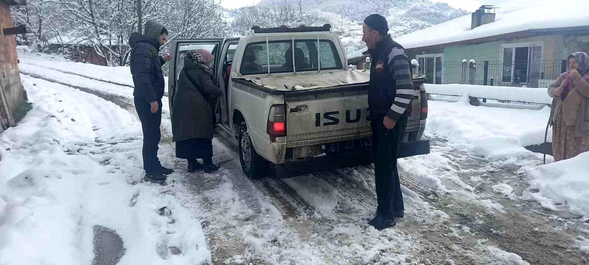 [BELEDIYE · Zonguldak · Devrek] Kanser hastası kadına köy hizmetleri ekipleri yetişti