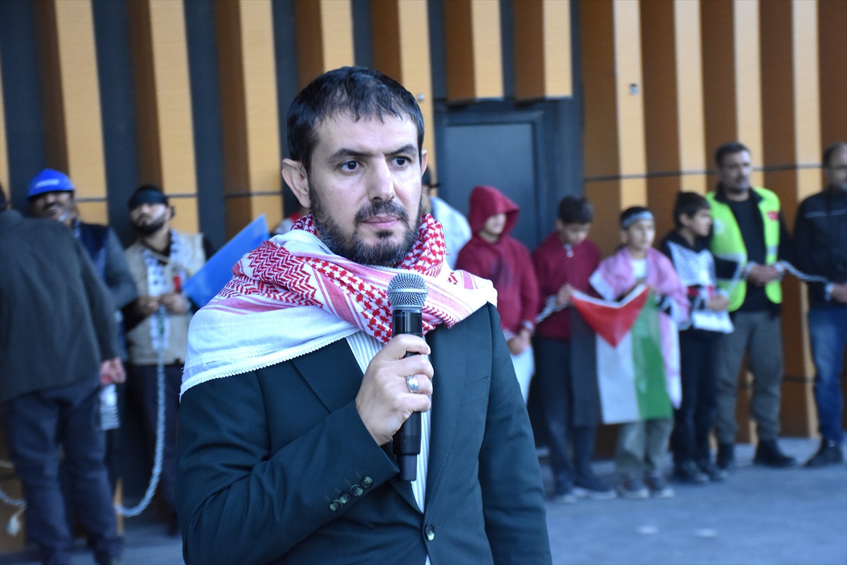 [BELEDIYE · Van] Van'da Filistin'e Destek Platformu öncülüğünde Aksa Tufanı Yürüyüşü düzenlendi