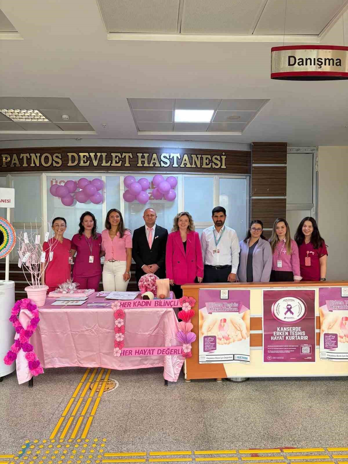 Patnos Devlet Hastanesi, 15 Ekim Dünya Meme Sağlığı Günü'nde etkinlik düzenledi