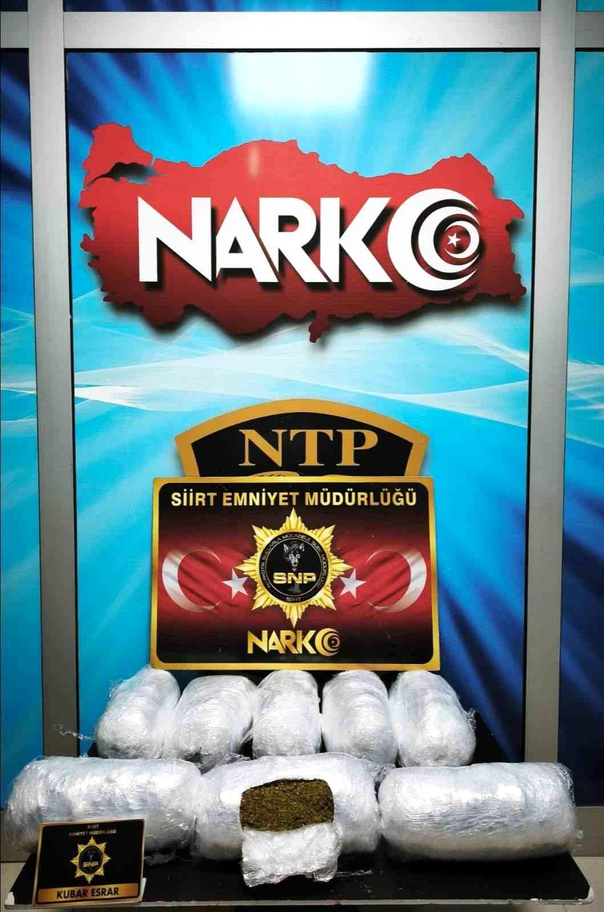[BELEDIYE · Siirt · Baykan] Yolcu otobüsünde 9 kilo kubar esrar ele geçirildi: 1 tutuklama