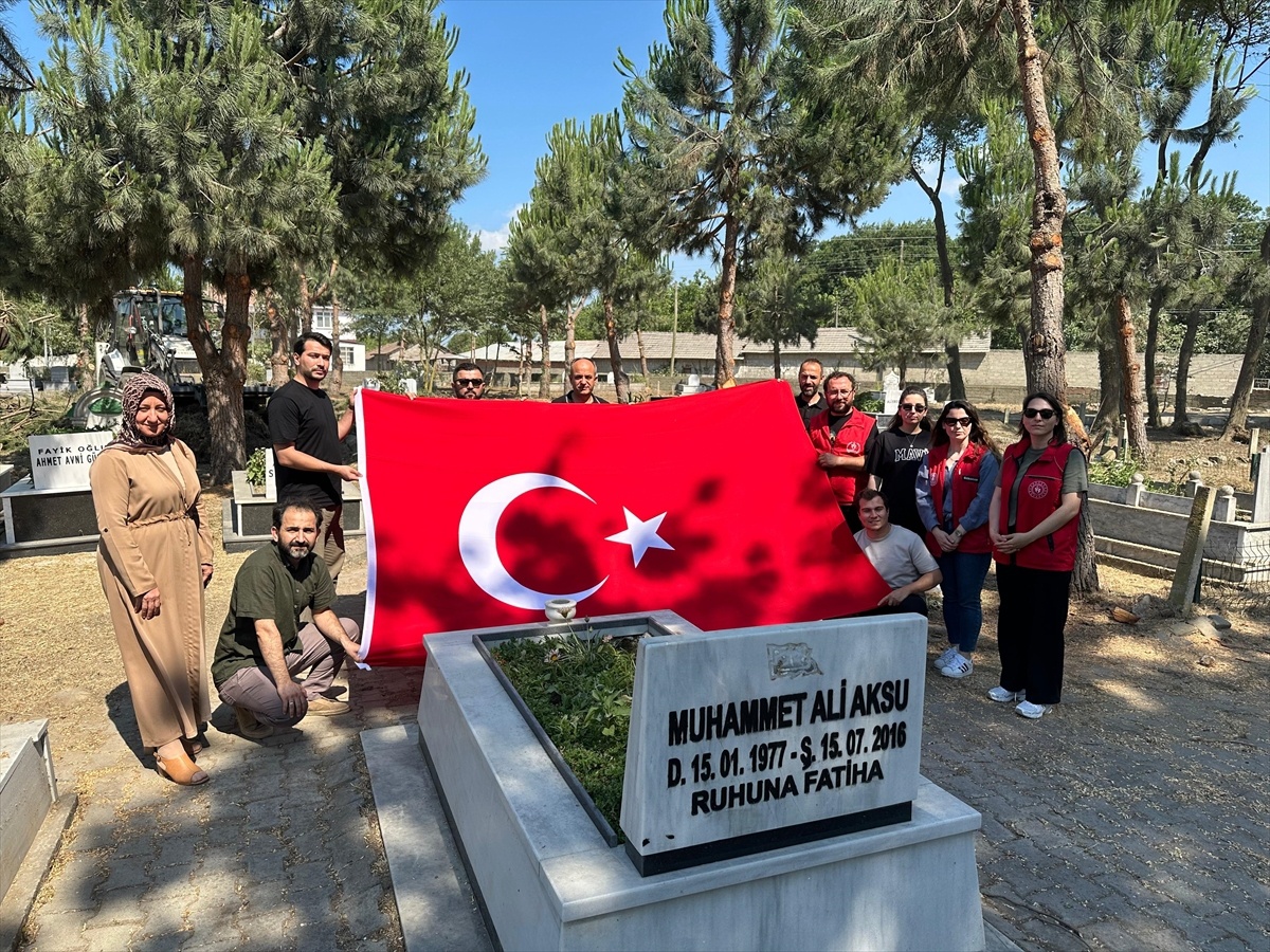 [BELEDIYE · Samsun · Alaçam] Şehit Muhammed Ali Aksu kabri başında anıldı