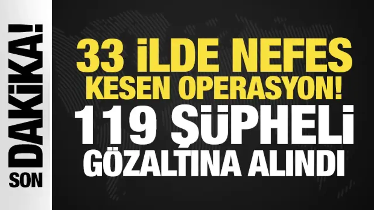 33 ilde yasa dışı bahis operasyonu: 119 şüpheli gözaltına alındı