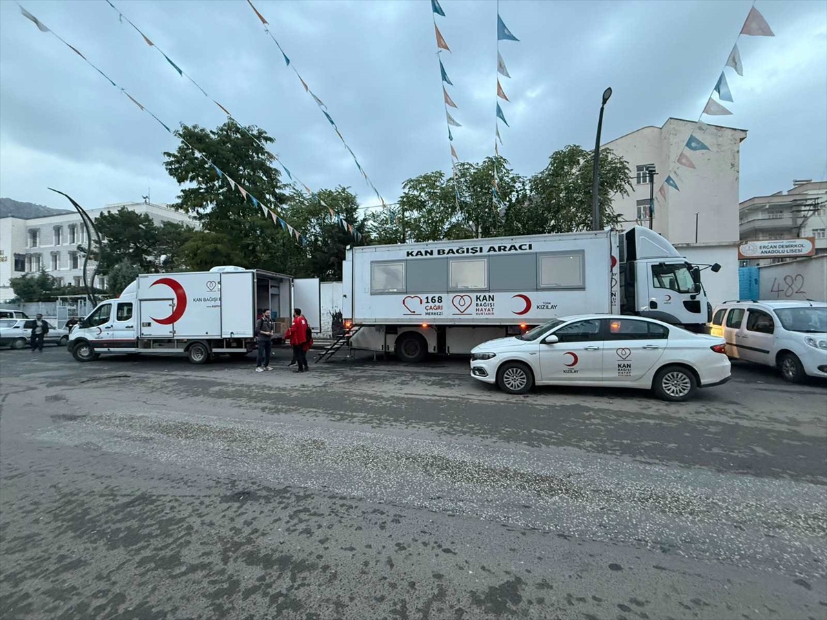 Diyarbakır Çermik'te Kızılay'ın kan bağışı kampanyasında 130 ünite kan toplandı