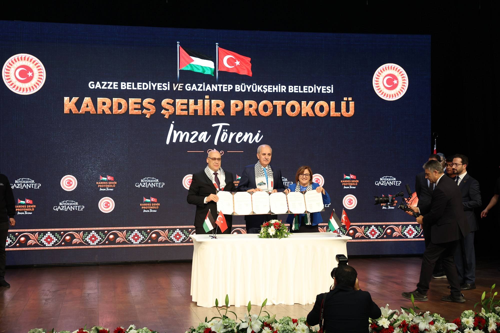[BELEDIYE · Gaziantep] GAZİANTEP İLE GAZZE ARASINDA KARDEŞ ŞEHİR PROTOKOLÜ İMZALANDI