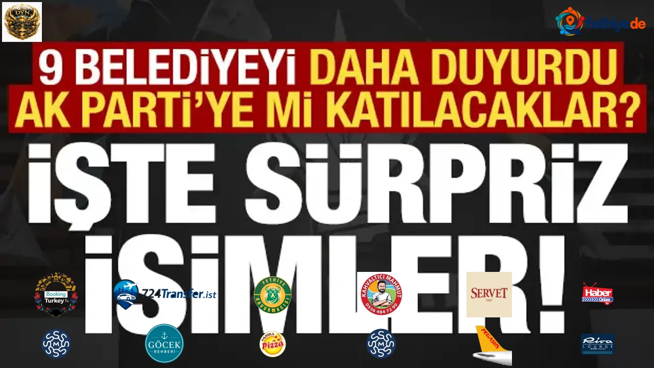 Sürpriz isimleri tek tek duyurdu! Toplam 9 belediye daha AK Parti'ye katılıyor...