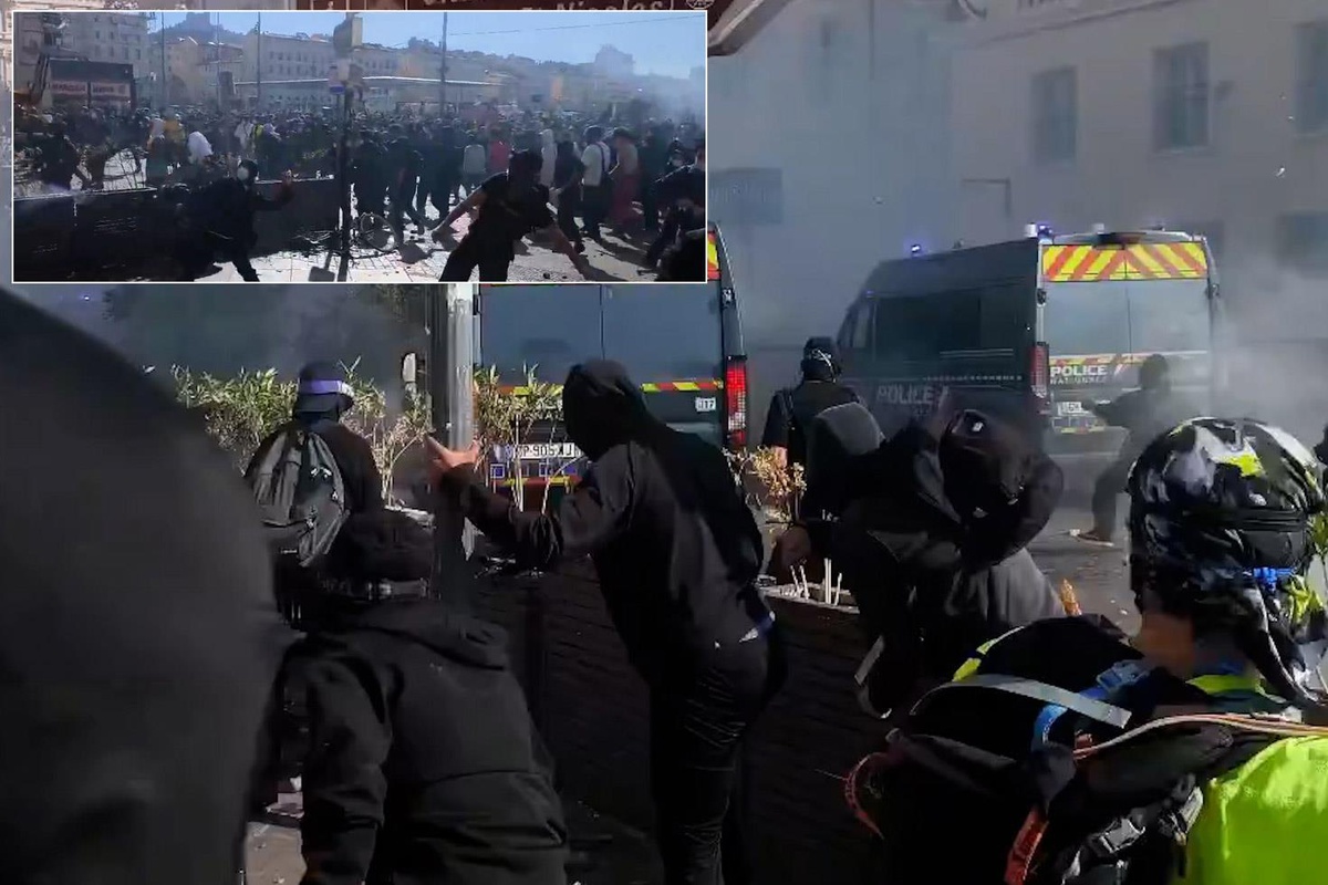 Fransa'da sarı yelekliler her yeri yakıp yıkıyor! Polislerin çaresiz kaldığı anlar kamerada
