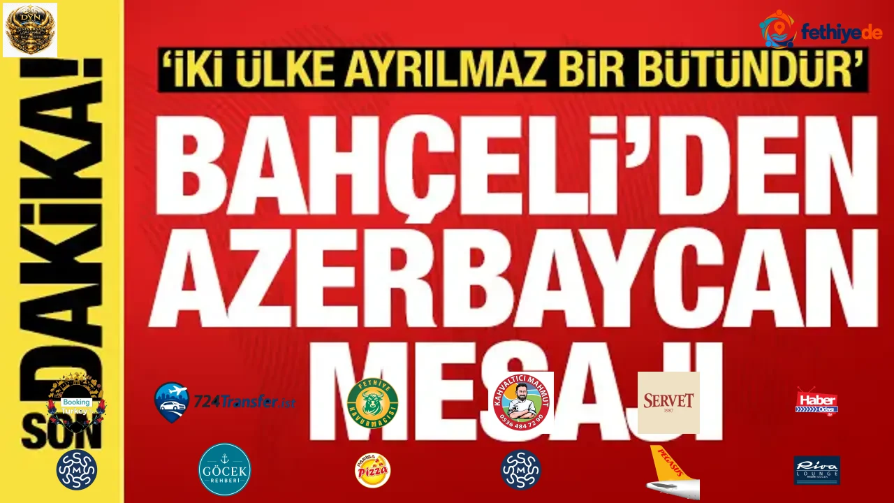 Bahçeli'den Azerbaycan mesajı: İki ülke birbirinden ayrılmaz