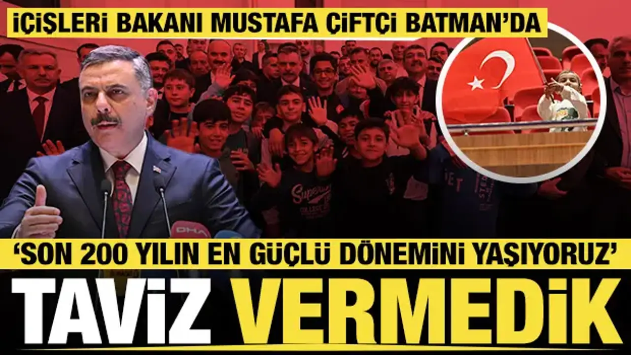Bakan Çiftçi: 'Herhangi bir taviz vermedik, son 200 yılın en güçlü dönemini yaşıyoruz'