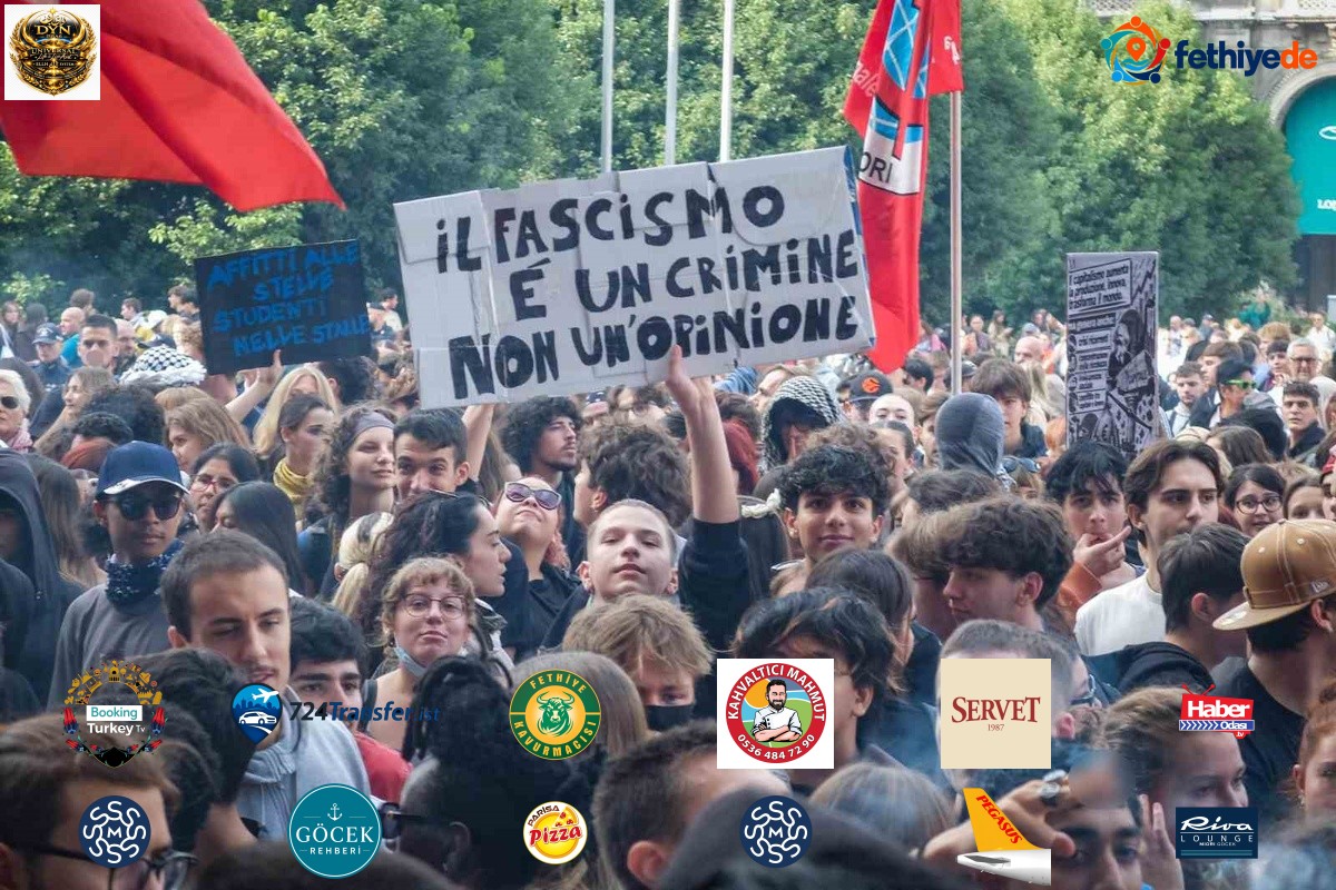 Milano'da 5 binden fazla kişi Meloni karşıtı protestoda polisle çatıştı