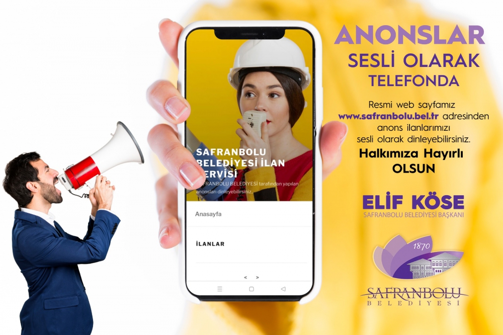 [BELEDIYE · Karabük · Safranbolu] Safranbolu Belediyesi Bilgisayar ve Telefonlarda Anons Sistemine Geçti