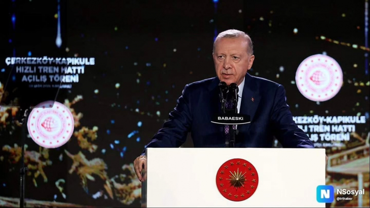 [BELEDIYE · Kırklareli · Pınarhisar] Cumhurbaşkanımız Sayın Recep Tayyip Erdoğan’ın teşrifleriyle Babaeski’mizde gerçekleştirilen Çerkezköy–Kapıkule Hızlı Tren Hattı açılış törenine katılarak bu tarihi ana tanıklık ettik.