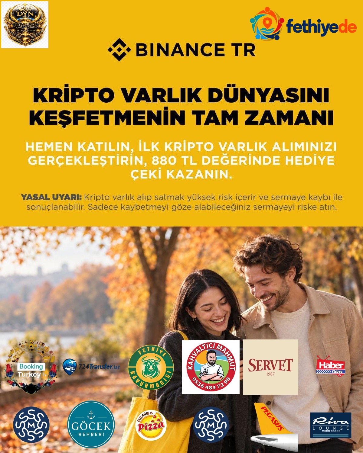 Binance TR’den İlk Kripto Varlık Alımına 880 TL Değerinde Dijital Hediye Çeki