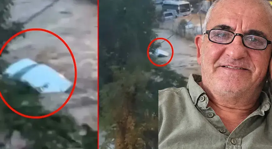 Sarıyer’de sel dehşeti! Yeni görüntüleri ortaya çıktı: İçinde adam var
