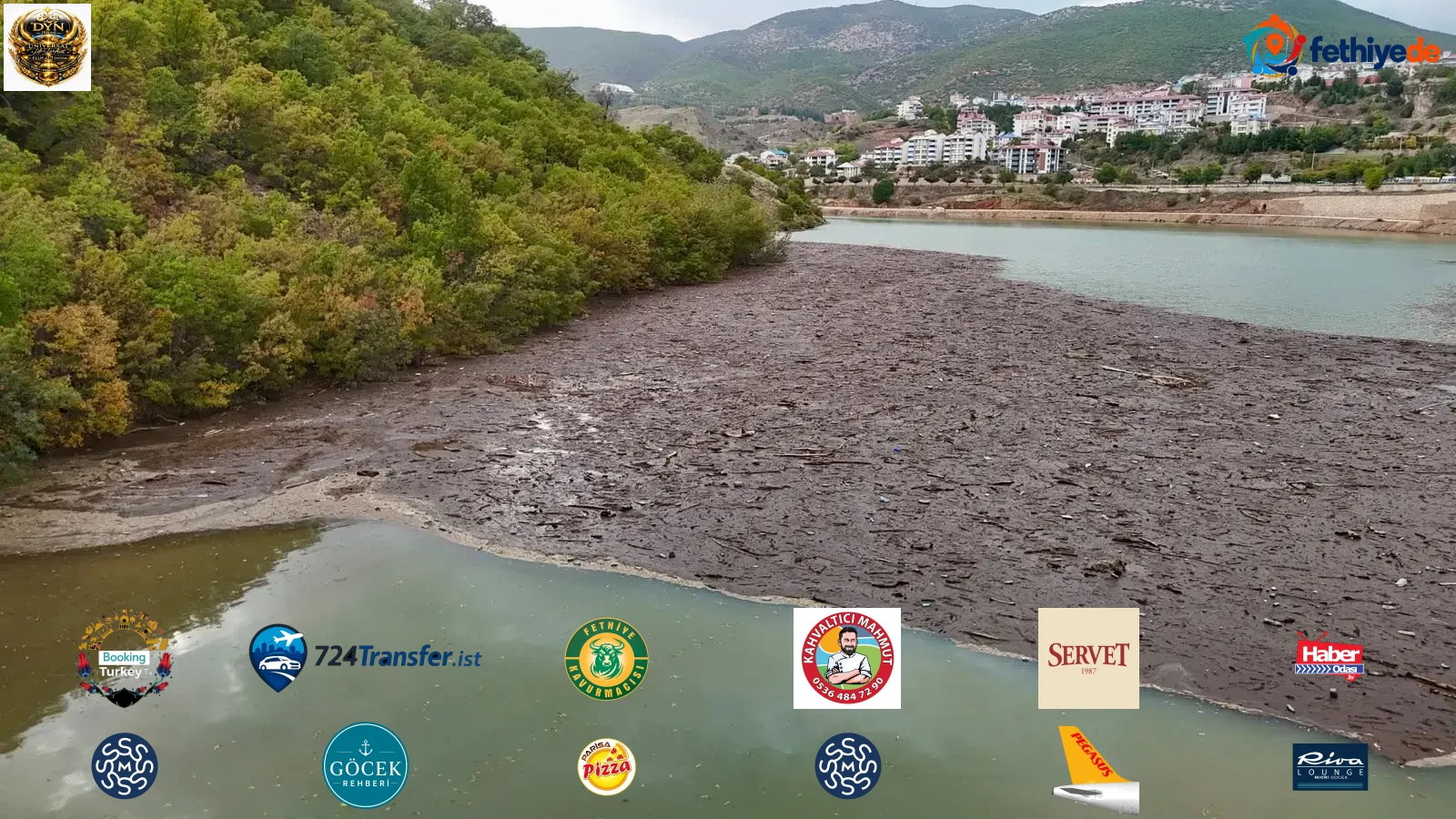 Tunceli’de sağanak sonrası korkutan görüntü! Munzur ve Pülümür’den gelen atıklar kıyıya yığıldı
