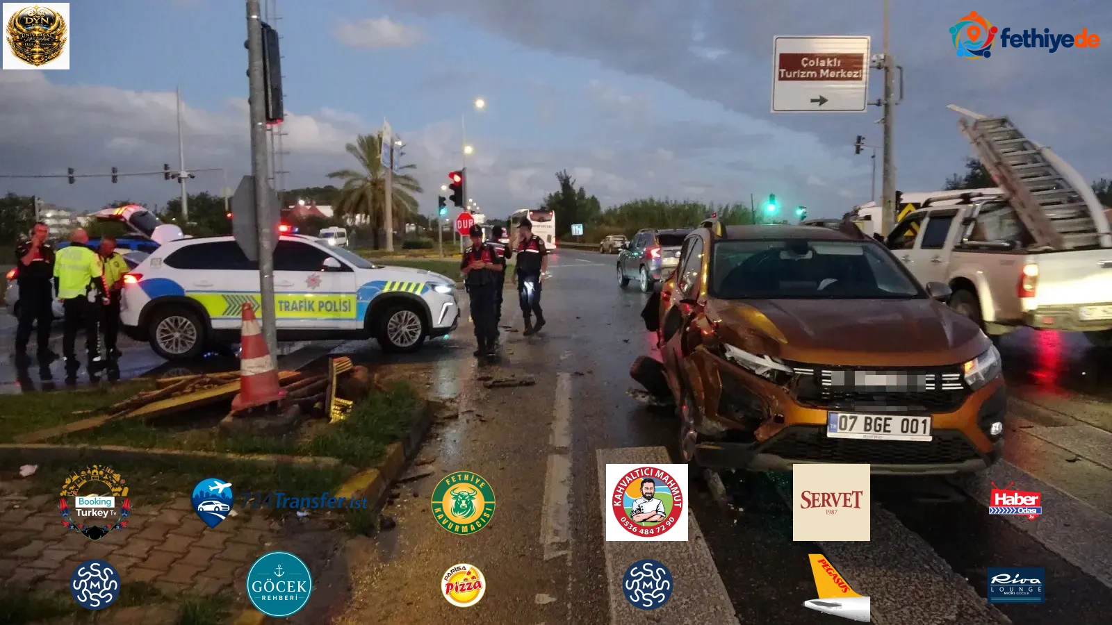 Manavgat’ta aynı kavşakta ikinci facia! Kırmızı ışıkta bekleyen araçlara kamyon çarptı