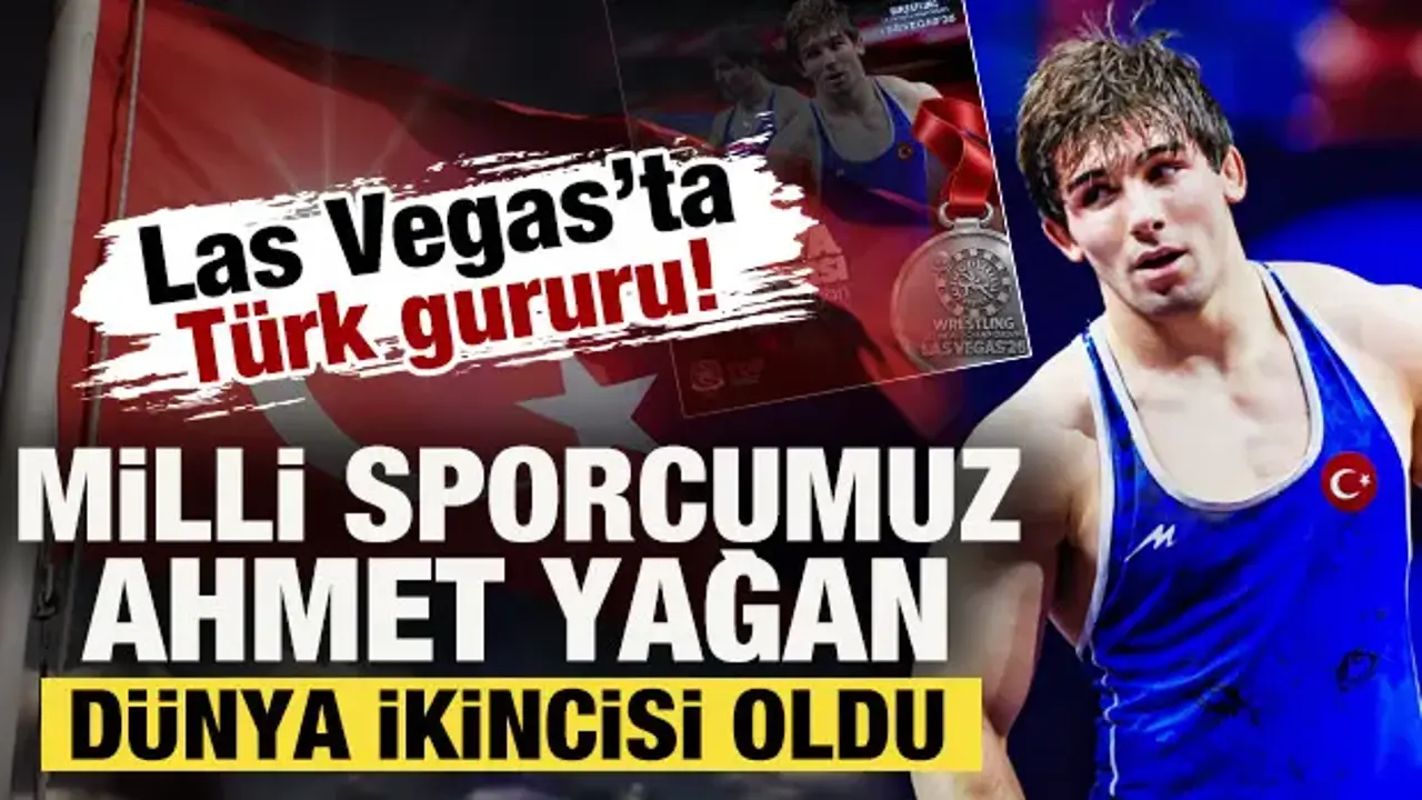 Las Vegas’ta Türk gururu! Milli sporcumuz Ahmet Yağan dünya ikincisi