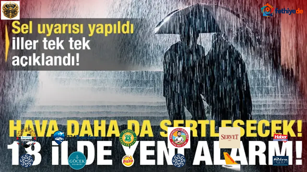 Son dakika: 18 il için 'sarı' ve 'turuncu' kodlu alarm! Yeni sel uyarısı yapıldı!