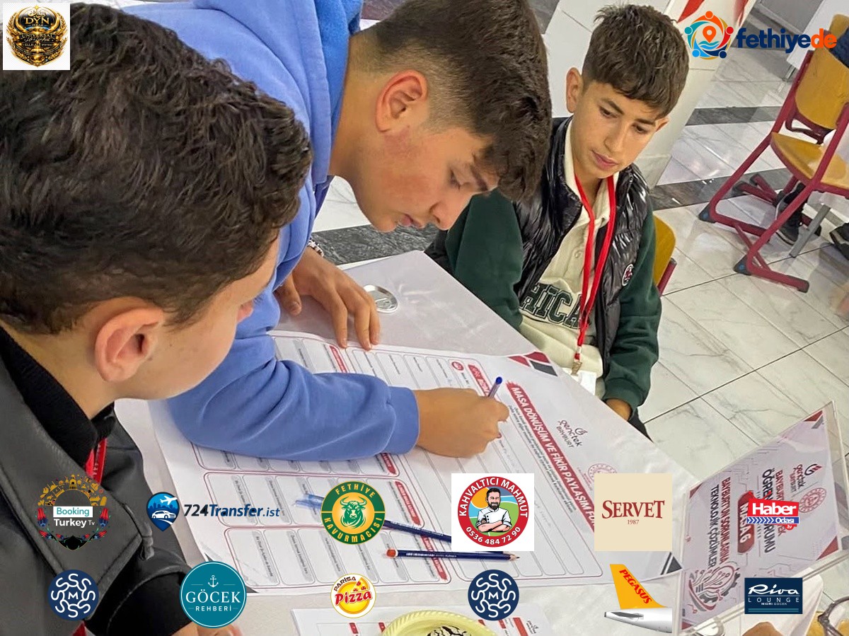 Bayburt'ta GençTek Öğrenci Forumu'nda öğrenciler çözüm önerilerini formlara yazdı