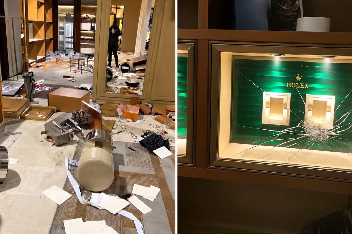 Fransa’da öfke kontrolden çıktı! Rolex ve Louis Vuitton mağazaları yağmalandı