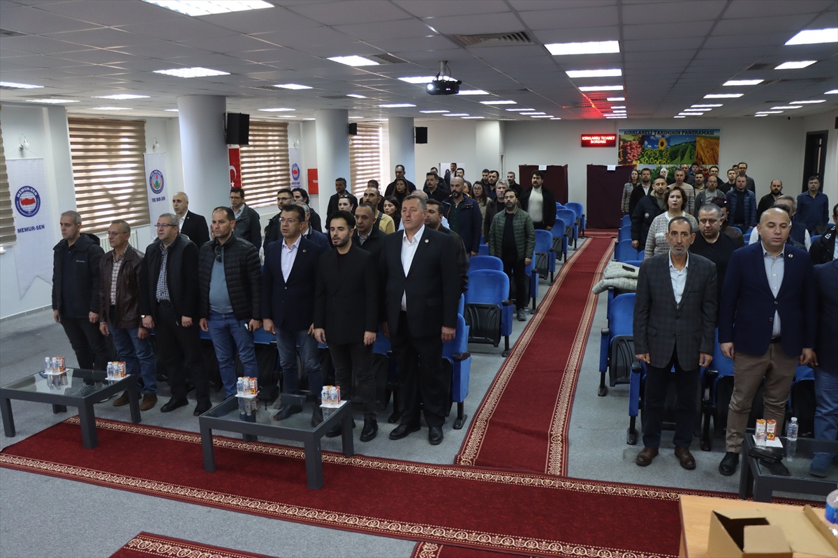Toç Bir-Sen Kırklareli Şubesi'nde genel kurul sonrası başkanlığa Hasan Gürsoy seçildi