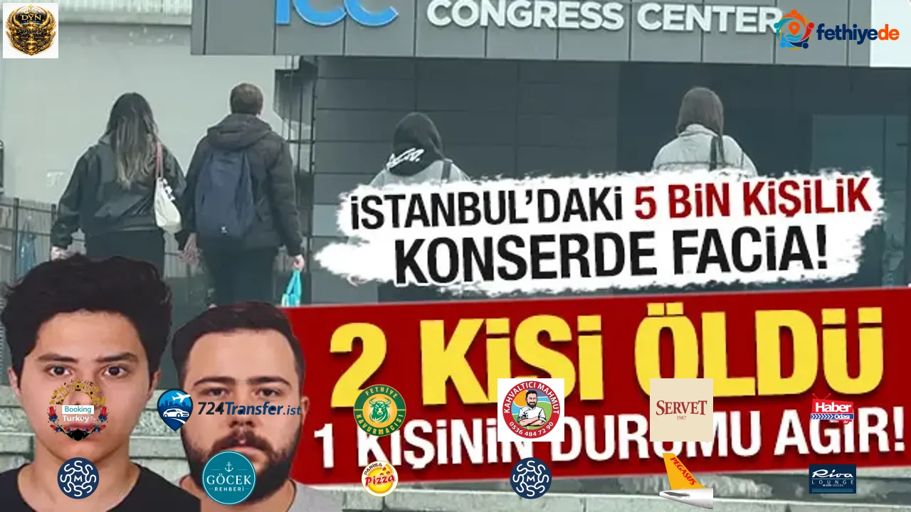 İstanbul'daki 5 bin kişilik konserde facia: 2 kişi öldü, bir kişinin durumu kritik!