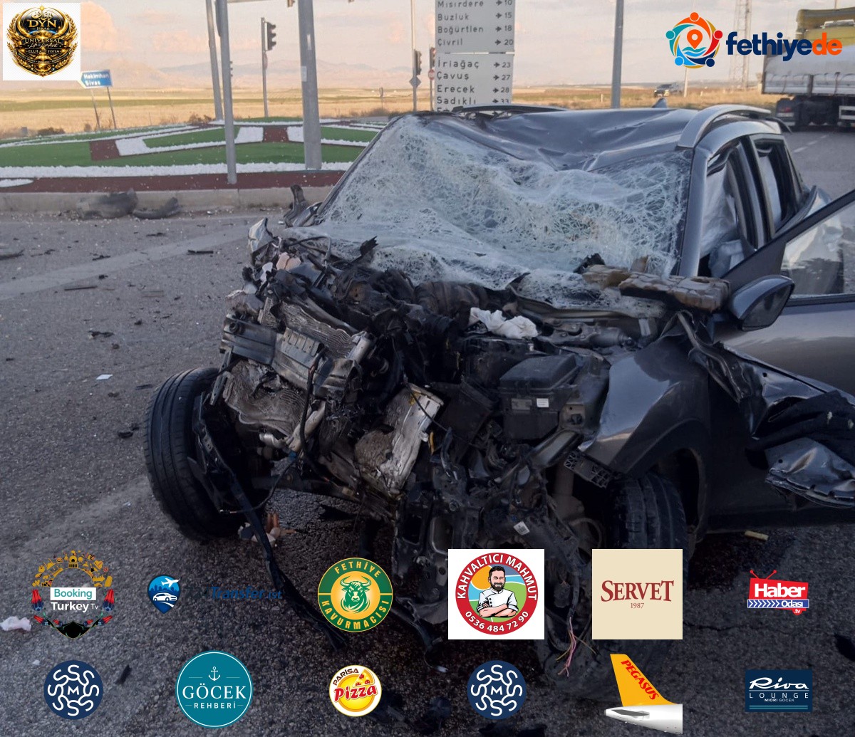 Malatya'da minibüsle otomobil çarpıştı, 1'i ağır 3 kişi yaralandı