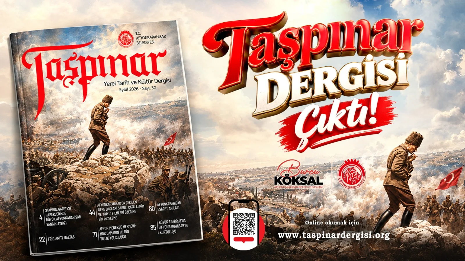 [BELEDIYE · Afyonkarahisar] TAŞPINAR DERGİMİZİN 30. SAYISI OKURLARIYLA BULUŞTU | T.C. Afyonkarahisar Belediyesi