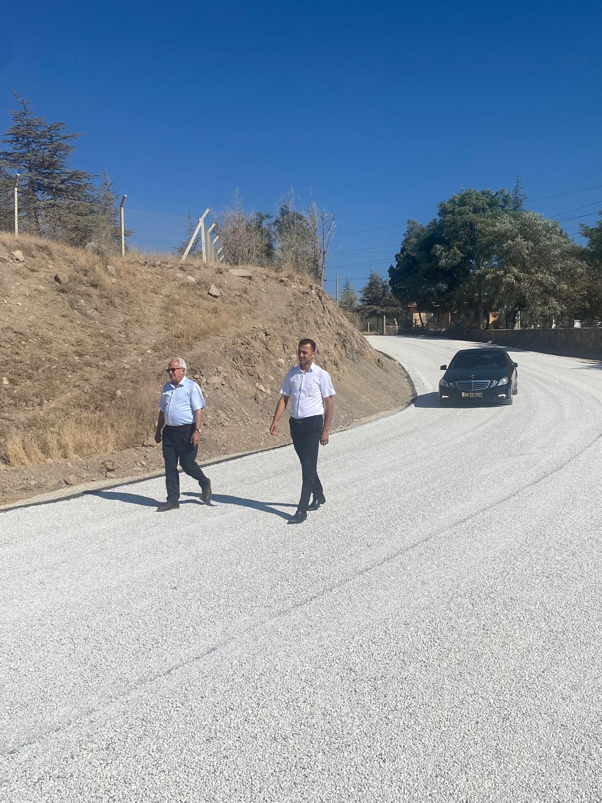 [BELEDIYE · Çankırı · Korgun] Asfalt plent tesisine ulaşımı sağlayan imar yolu ile mezarlık girişinden köprübaşına kadar olan yol asfaltlandı.