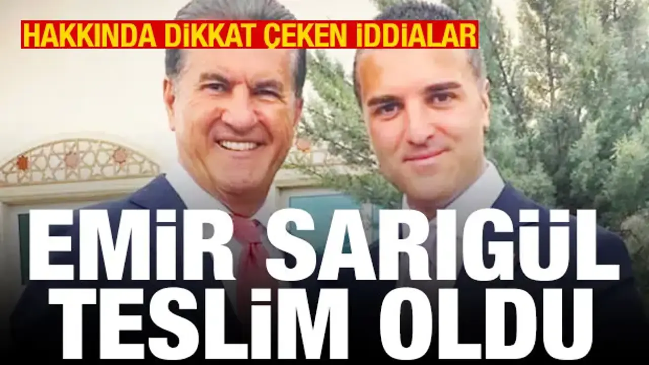 Dikkat çeken iddialar: Aranan Emir Sarıgül teslim oldu