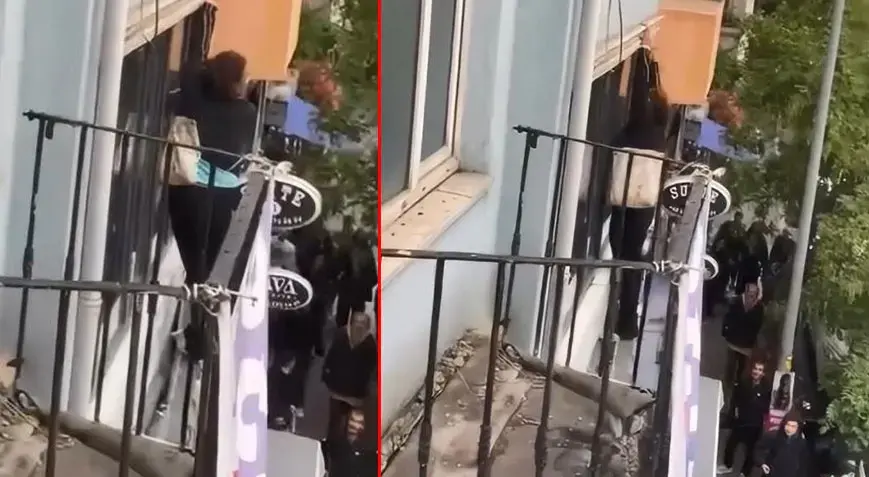 Otelde şoke eden olay! Genç kadın önce yardım çığlıkları attı, ardından yere düştü