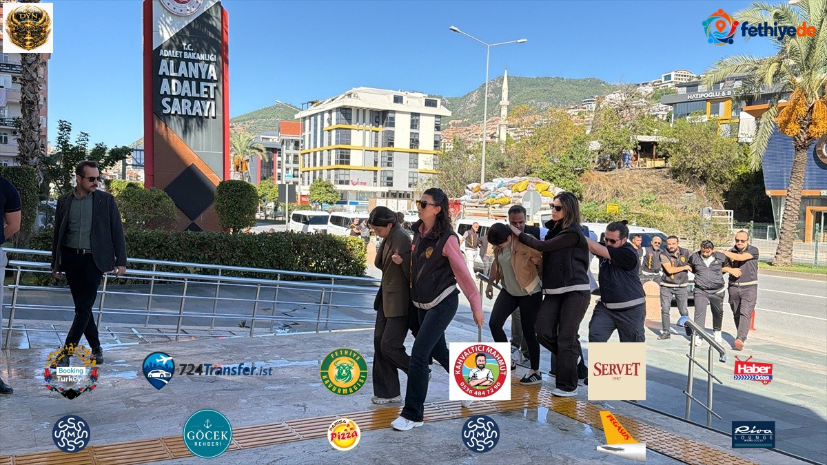 Antalya Alanya'da 15 milyon avroluk senet şantajı iddiasında 8 şüpheli gözaltına alındı