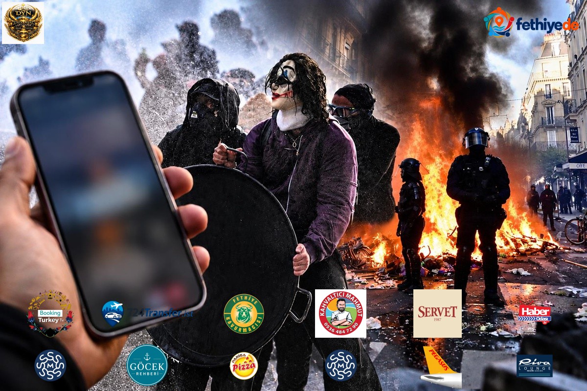 Fransa'da yağmacılara büyük şok! Telefonlarda o mesaj belirdi
