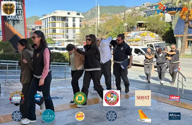 Alanya’da dağlık alana kaçırıp 15 milyon avroluk senet imzalattılar! 7 şüpheli adliyede