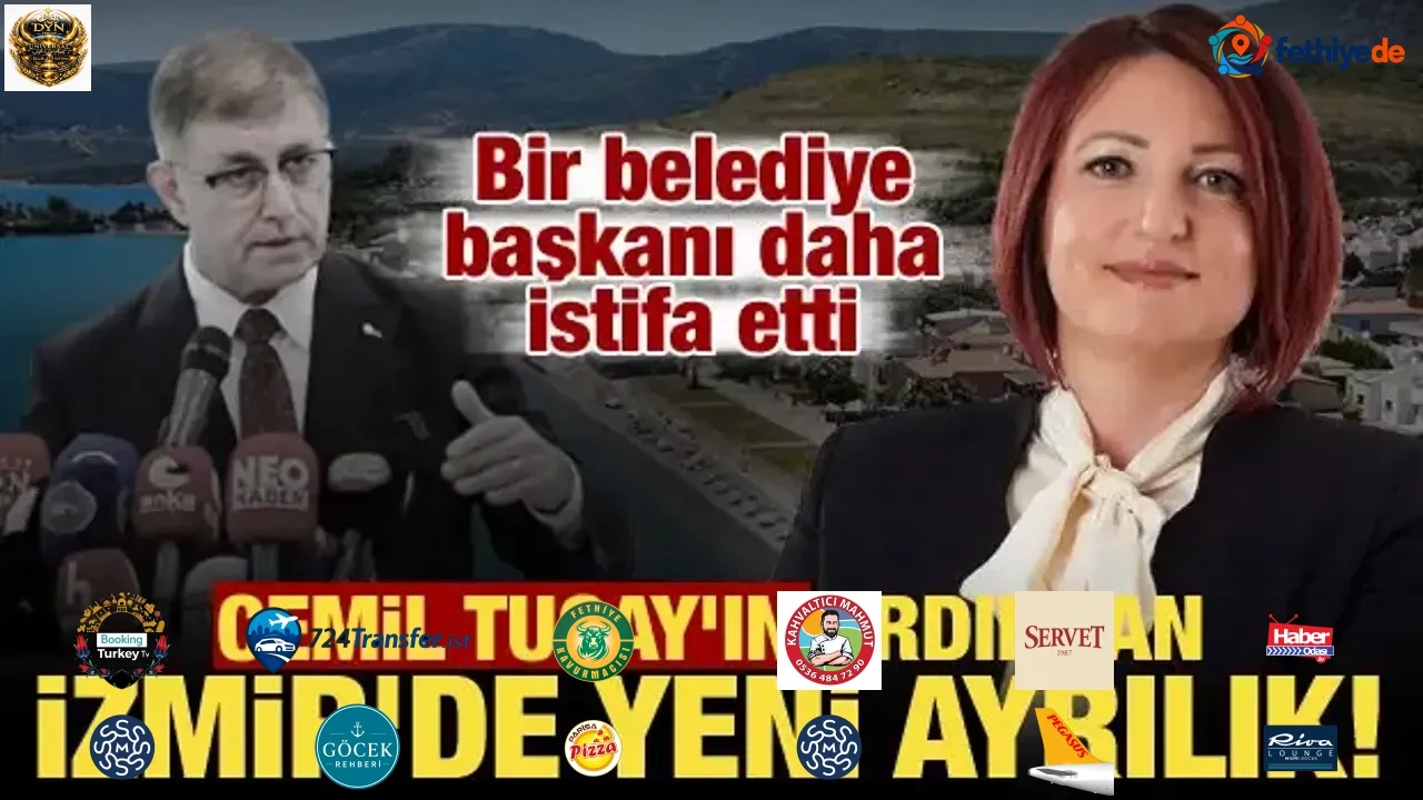 Cemil Tugay'ın ardından İzmir'de yeni gelişme! Karaburun Belediye Başkanı da istifa etti