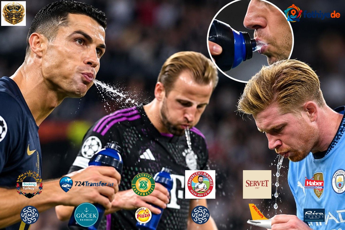 Futbolcuların içtikleri sıvıyı neden tükürdüğü ortaya çıktı