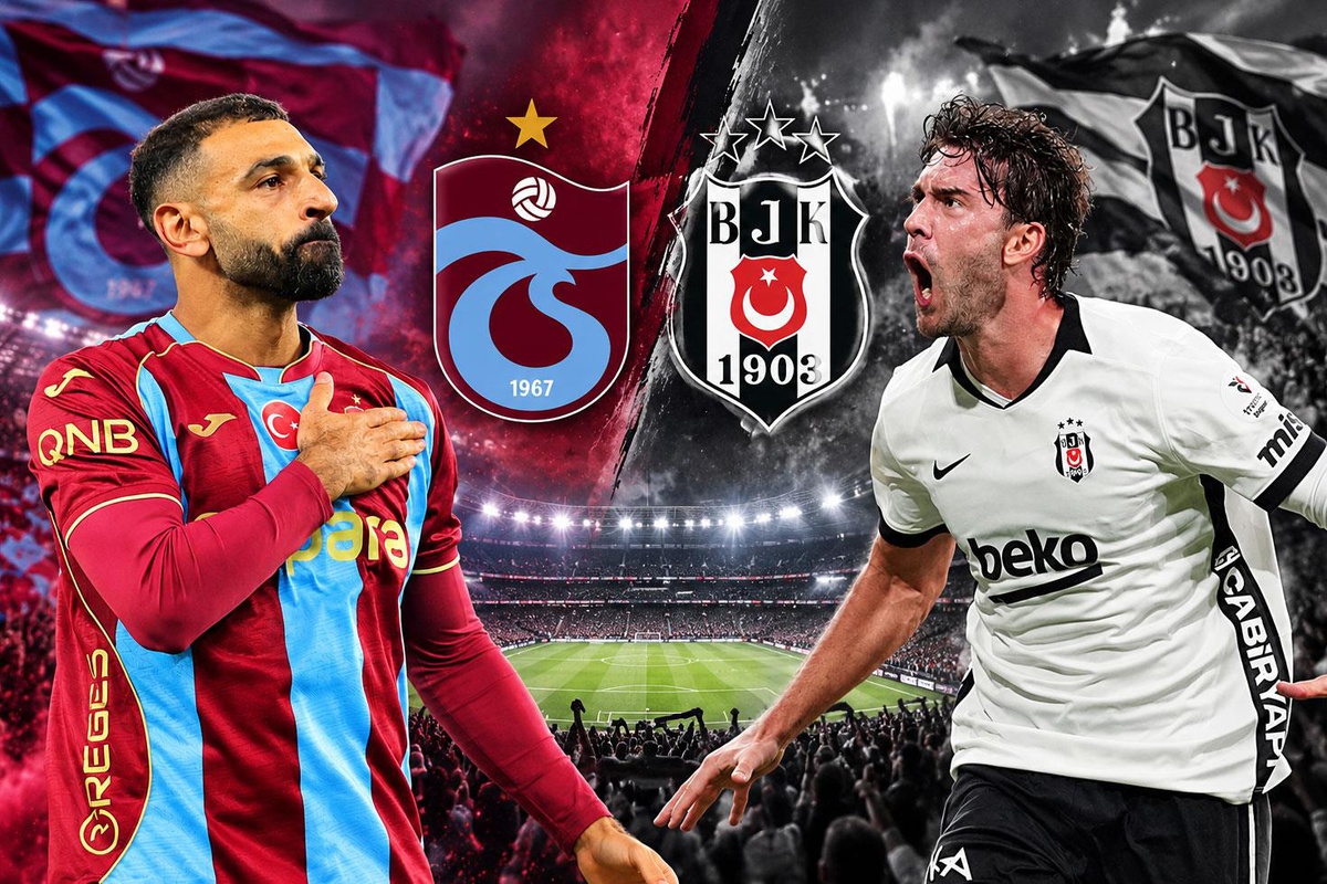 Trabzonspor-Beşiktaş derbisinde ilk 11'ler belli oldu