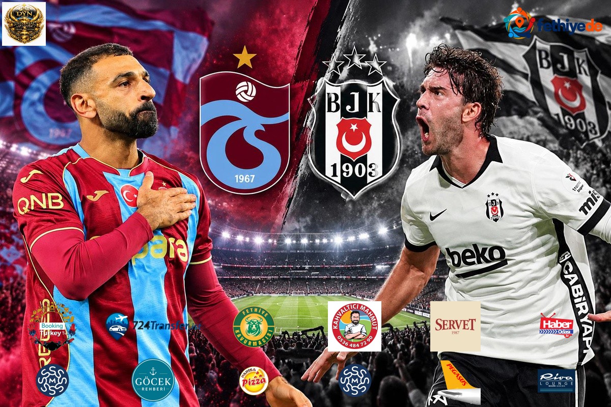 Trabzonspor-Beşiktaş derbisinde ilk 11'ler belli oldu