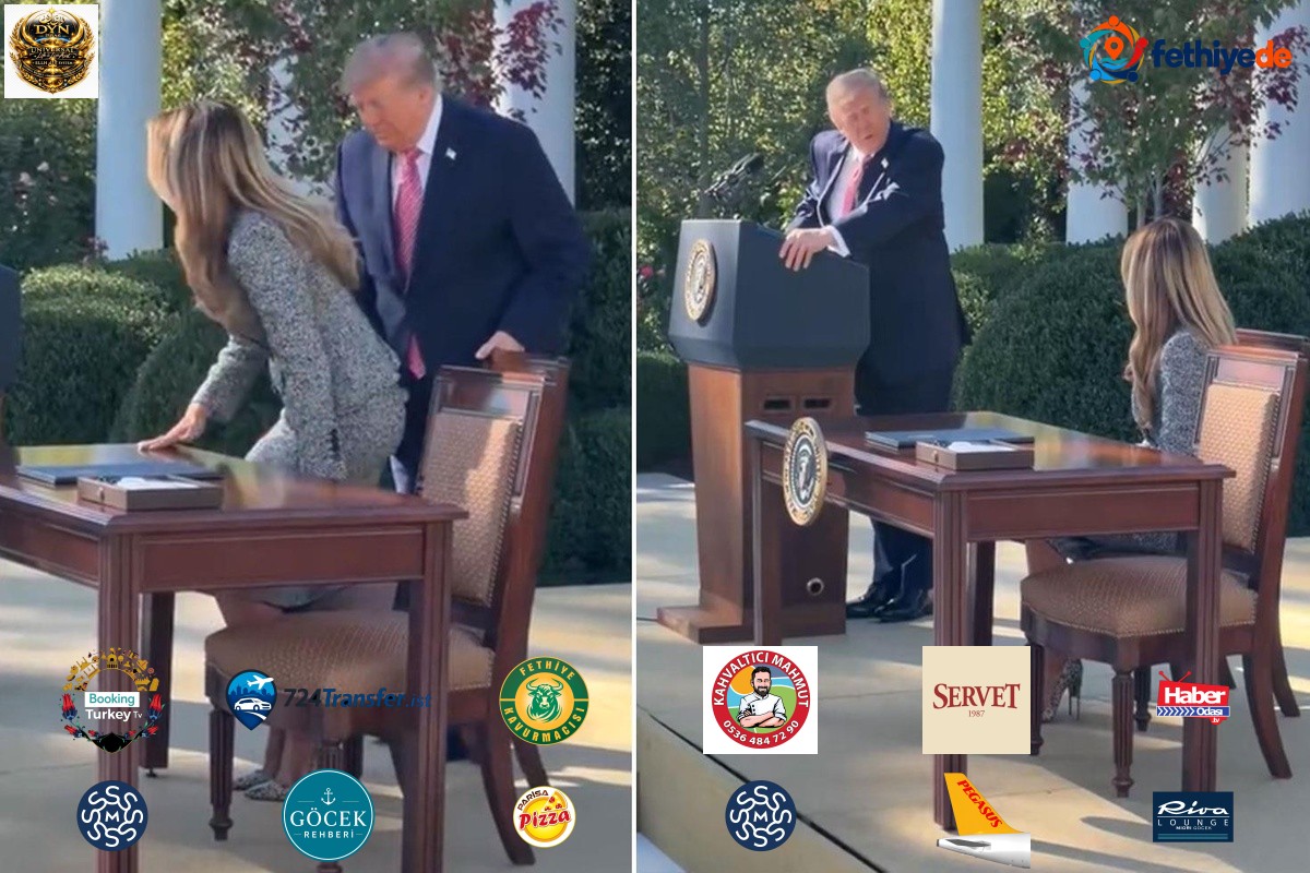 Trump'tan Melania'ya herkesin önünde romantik jest: Övgüler yağdırdı