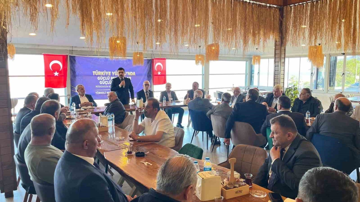 Sinop Türkeli'de Muhtarlar Günü yemeğinde muhtarlar Kaymakam Kandemir'le buluştu