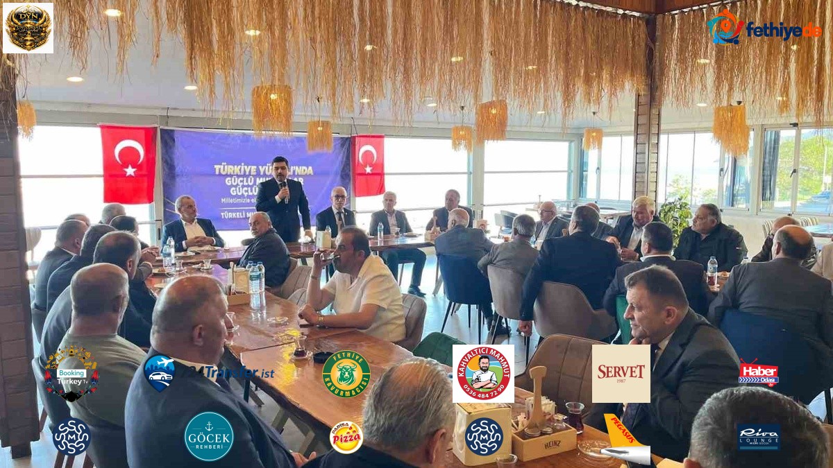 Sinop Türkeli'de Muhtarlar Günü yemeğinde muhtarlar Kaymakam Kandemir'le buluştu