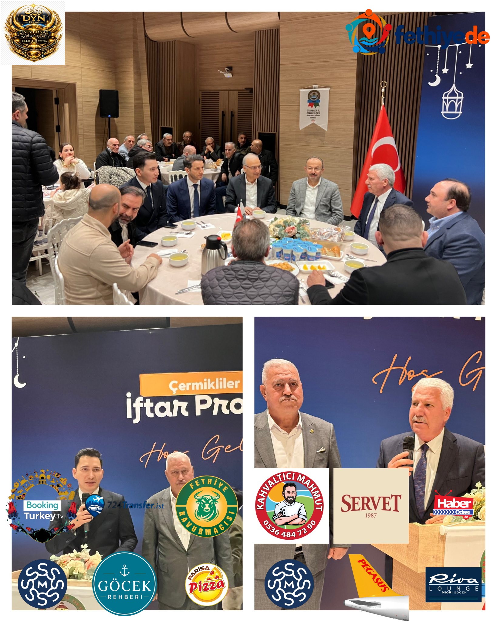 [BELEDIYE · Diyarbakır · Çermik] İstanbul çermikliler dernek başkanlığının iftar proğramı
