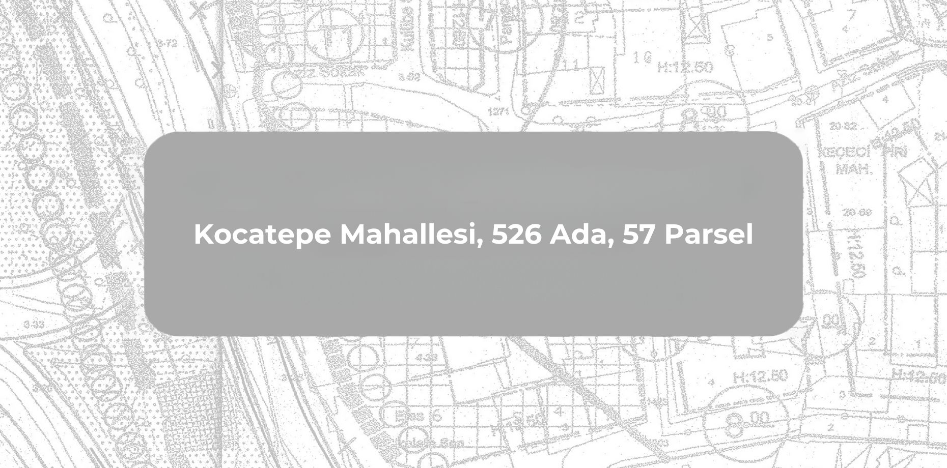 [BELEDIYE · İstanbul · Beyoğlu] Kocatepe Mahallesi, 526 Ada, 57 Parsel - Beyoğlu Belediyesi