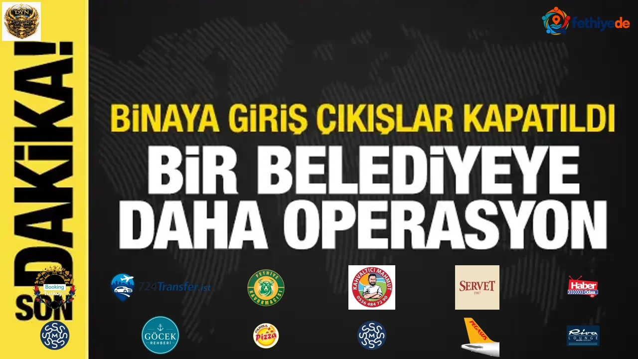Milas Belediyesi'ne operasyon