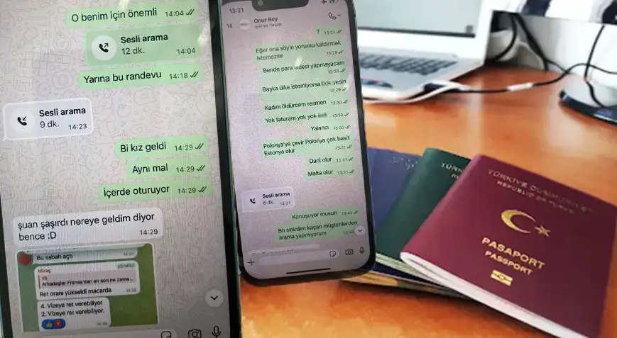 Vize randevusunda 370 milyon TL’lik vurgun! Yazışmalar ortaya çıktı: Bir kız geldi aynı mal
